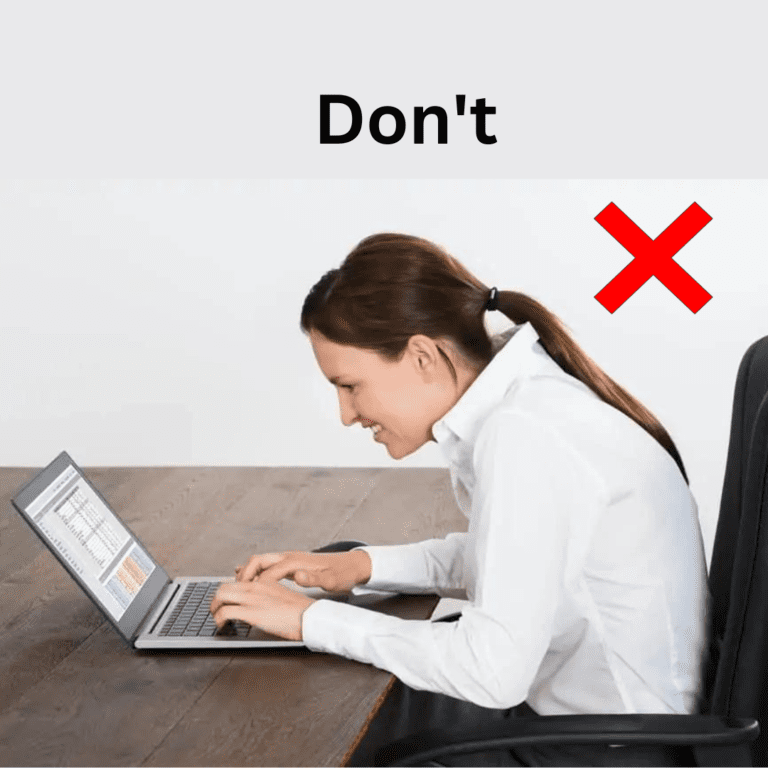 How To Avoid Hunching At Your Desk