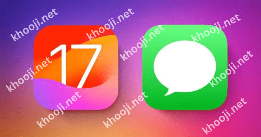 iOS 17 logo and new messenger latest icons